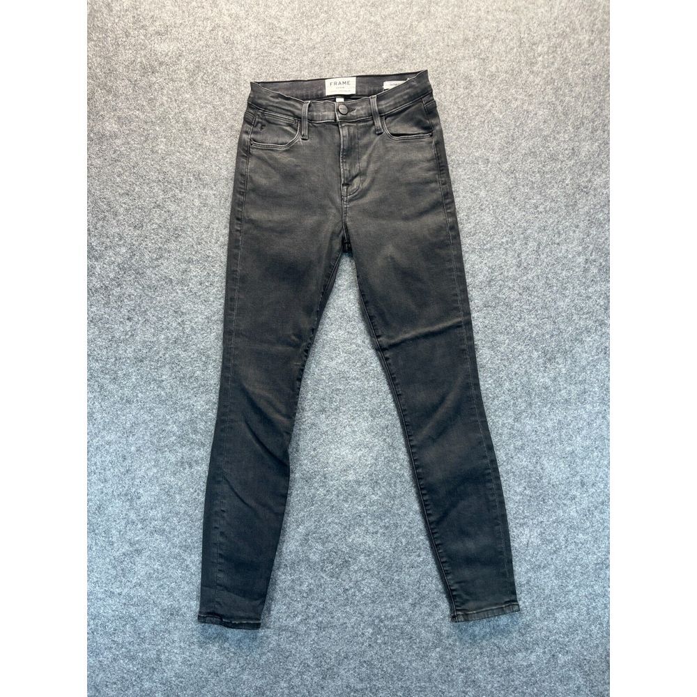 Frame Jeans Women's 25 Le‎ High Skinny Black High Rise Stretch Denim Jeans